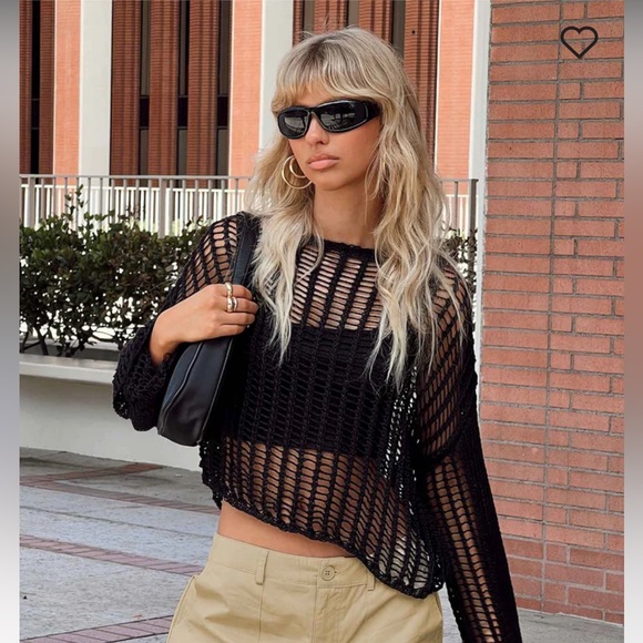 Princess Polly Tops - Princess Polly - Kennedy Knit Sweater